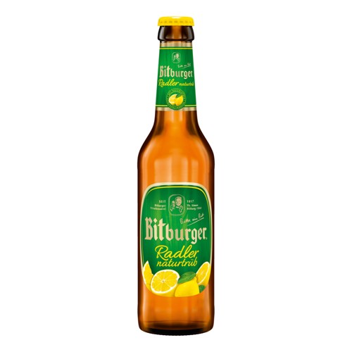 Bitburger Radler naturtrüb 0.33l (MEHRWEG)