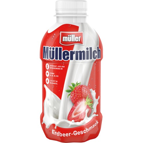 Müller Müllermilch Erdbeere 0.4l