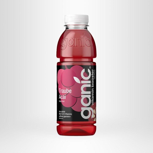 Ganic Golden Rush Traube Acai Vitamin Water 0.5l (EINWEG)