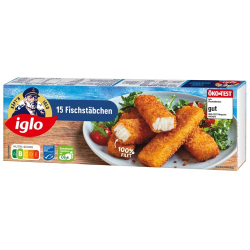 iglo 15Stk Fischstäbchen 450g