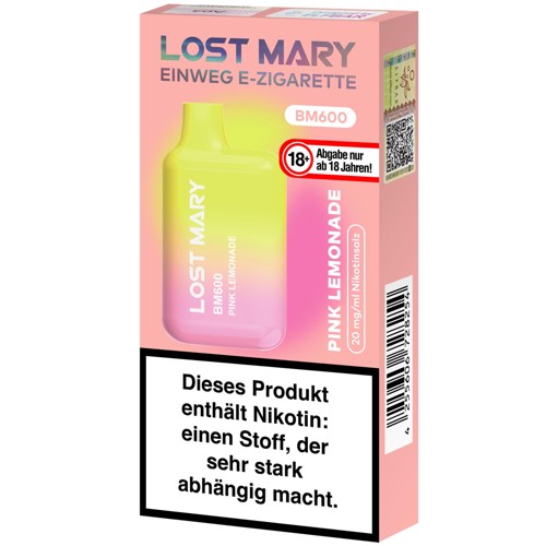 Elfbar Lost Mary Pink Lemonade 20g