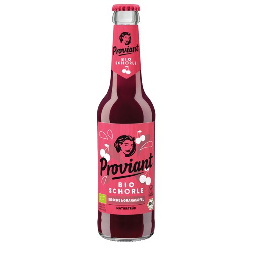 Proviant Bio Limonade Kirsche Granatapfel 0.33l (MEHRWEG)