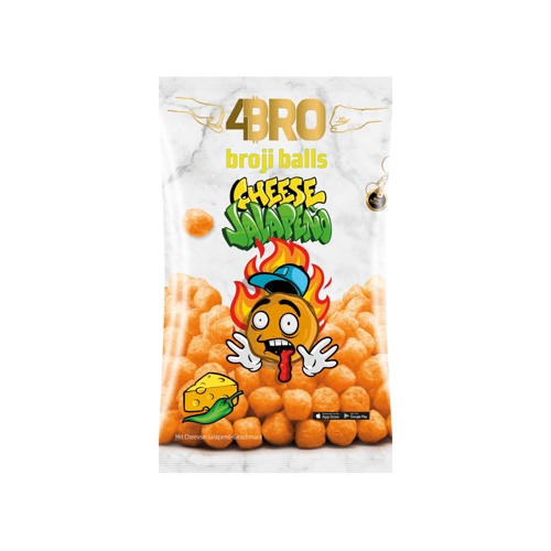 4Brobroji balls Cheese Jalapeno 75g