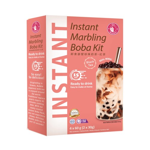O's Bubble Instant Bubble Tea Milchgetränk Schwarzer Tee 240g