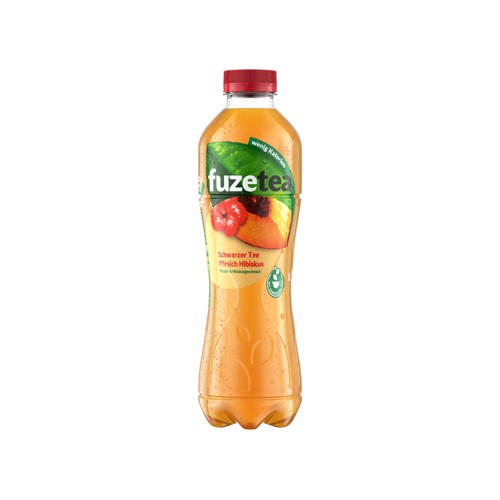 FuzeTea Schwarzer Tee Pfirsich Hibiskus 1.0l (EINWEG)