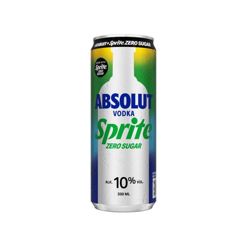 Absolut Vodka Sprite Zero 0.25l (EINWEG)