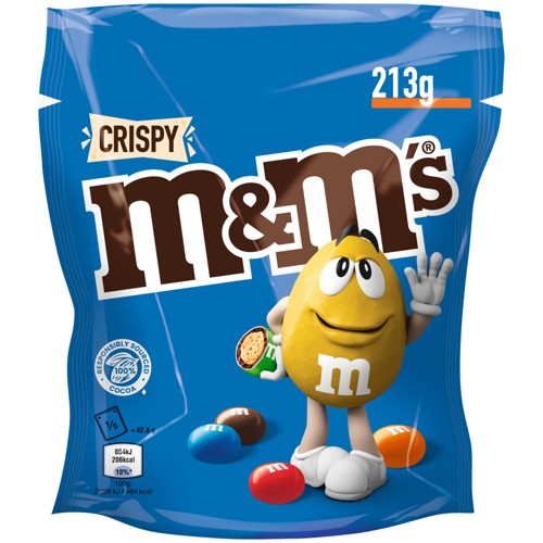 M&M's Schokolinsen Crispy 128g