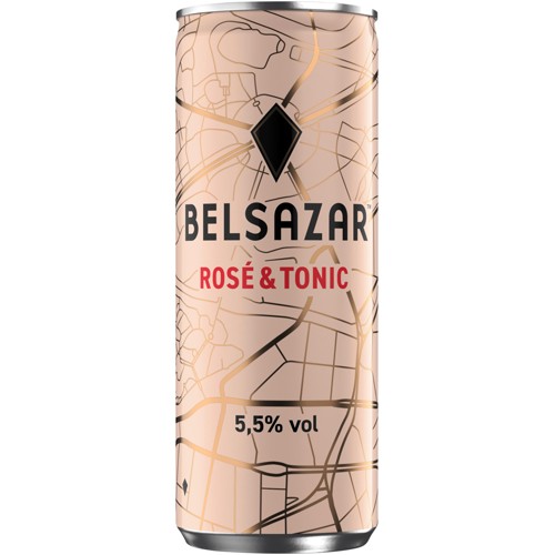 Belsazar Rose & Tonic 5.5% vol 0.25l (EINWEG)