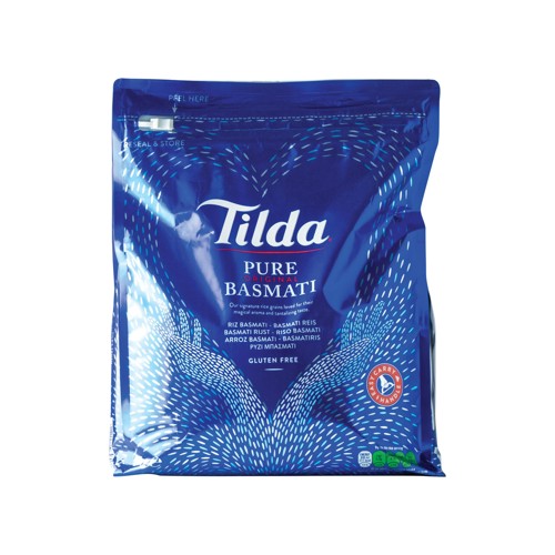 Tilda Pure Langkörniger Basmati Reis 5000g
