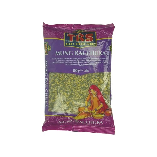 TRS Moong Dal Chilka gespaltene grüne Mungbohnen 500g