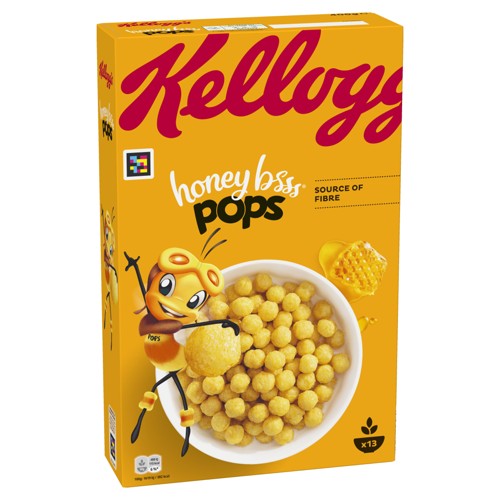 Kelloggs Honey Bsss Pops 400g