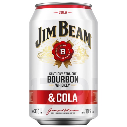 Jim Beam Bourbon Whiskey & Cola 0.33l (EINWEG)