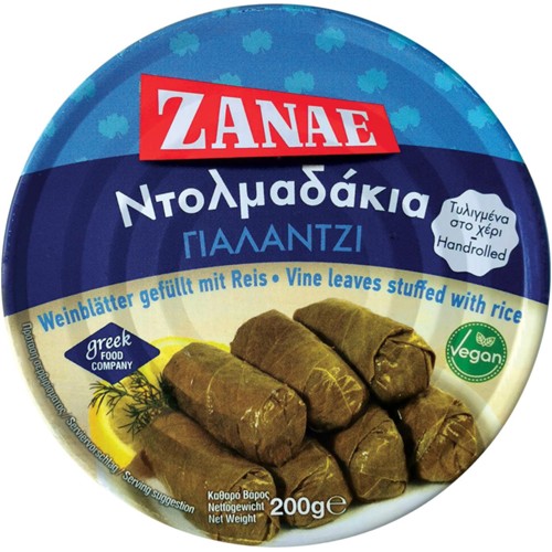 Zanae Weinblätter gefüllt mit Reis 200g