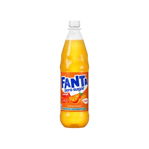 Fanta Orange Zero ohne Zucker 1.0l (MEHRWEG)