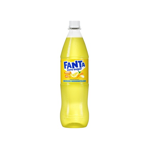 Fanta Lemon Zero ohne Zucker 1.0l (MEHRWEG)