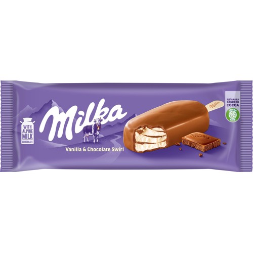 Milka Vanilla & Chocolate Swirl Stick 0.09l