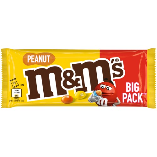 M&Ms Peanut Big Pack Erdnuss Schokolade 70g