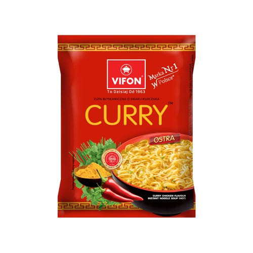 Vifon Hühnersuppe Curry Pikant 70g