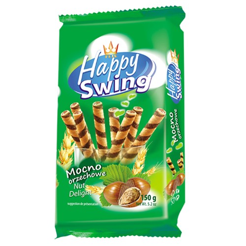 Happy Wafer Rolls with Hazelnuts Cream 150g