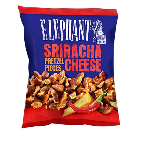 Elephant Pretzel Pieces Sriracha Cheese 125g
