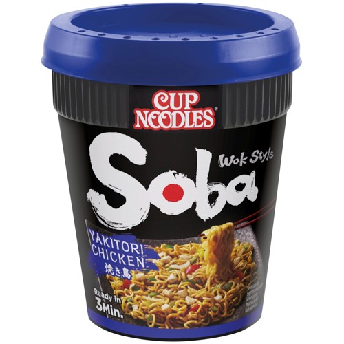 Nissin Cup Nudeln Soba Yakitori Huhn 89g
