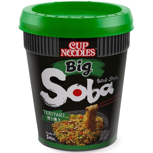 Nissin Teriyaki Soba Nudeln im Becher 113g
