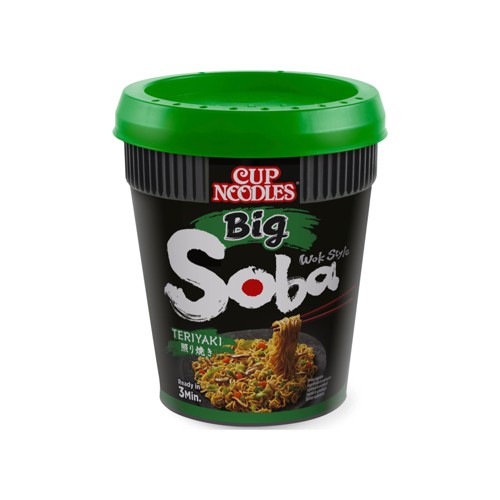 Nissin Teriyaki Soba Nudeln im Becher 113g