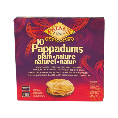Patak natürliche Pappadum 100g