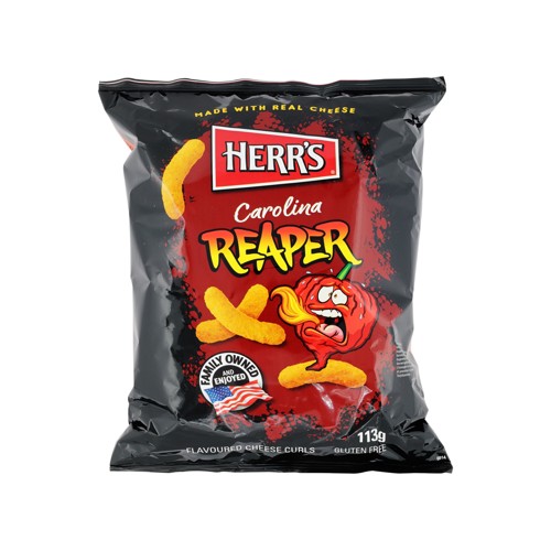 Herrs Carolina Reaper Cheese Curls 113g