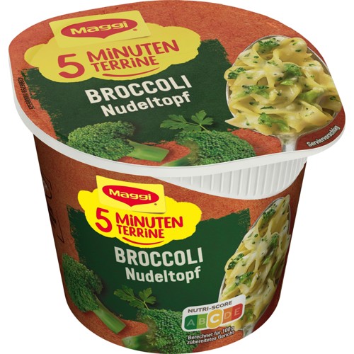 Maggi 5 Minuten Terrine Broccoli Nudeltopf 50g