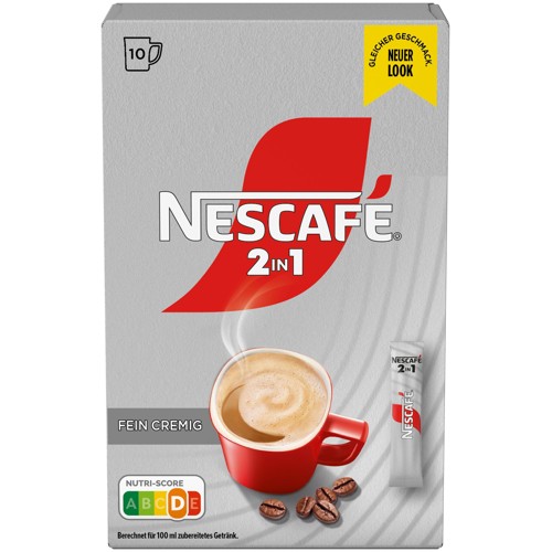 Nescafe Instant Kaffee 2in Kaffee & Creamer 80g