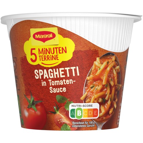 Maggi 5 Minuten Terrine Spaghetti in Tomatensauce 60g