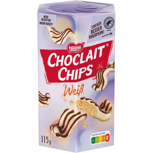 Nestle Choclait Chips Weiß 115g