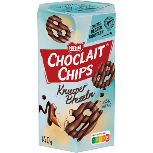 Choclait Chips Knusper Bretzel 140g
