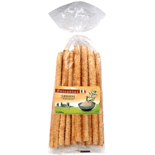 Stiratini Grissini mit Sesamgeschmack 250g 