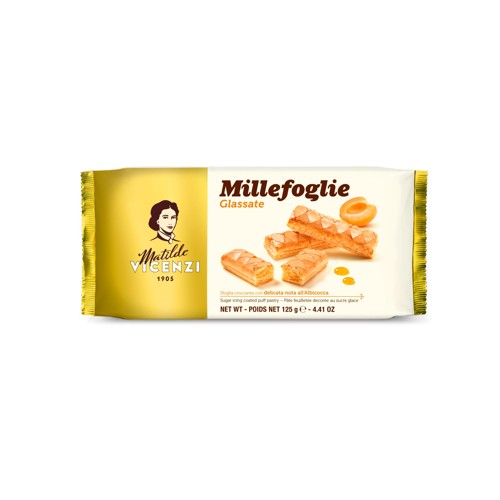 Matilde Vicenzi Glasierter Millefeuille-Blätterteig 125g 