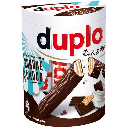 Duplo Dark & Vanilla Sundae Choco Style 182g