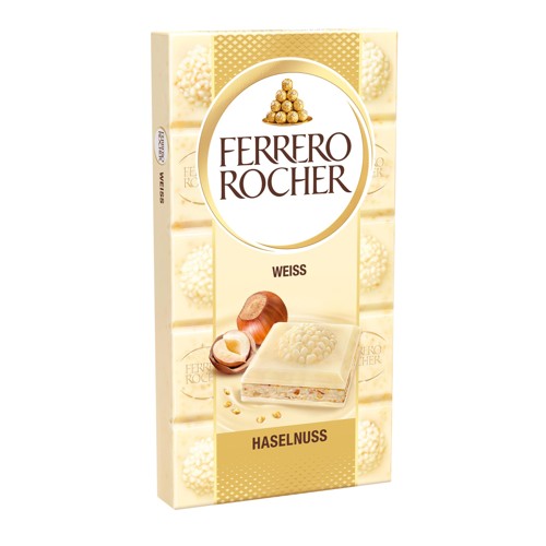 Ferrero Rocher Tafel Weiß Haselnuss 90g