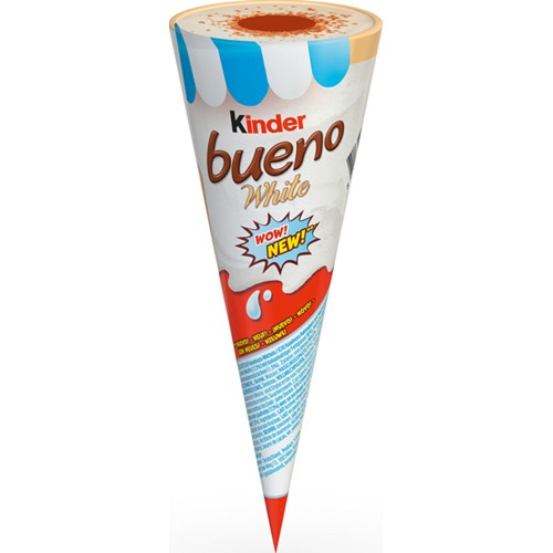 KIDNER BUENO WHITE ICE CREAM CONE 62g