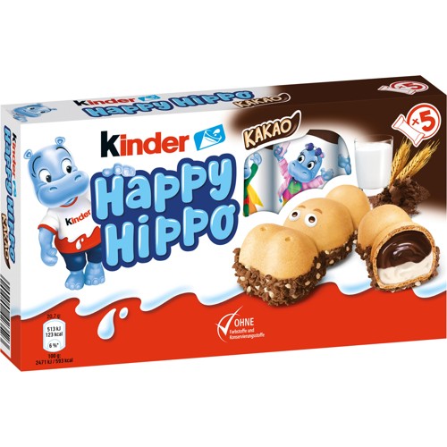 Kinder Happy Hippo Kakao 5er 103.5g