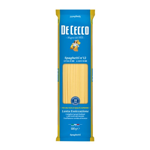 De Cecco Spaghetti Nr 12 500g