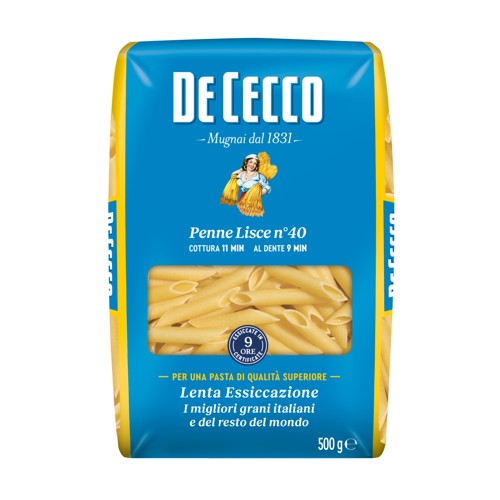 De Cecco Penne Lisce N40 500g 