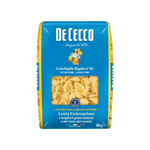 De Cecco Conchiglie Rigate Nr. 50 30803