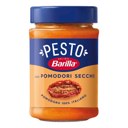 Barilla Pesto Pomodori Secchi mit knackigen Tomatenstückchen 200g