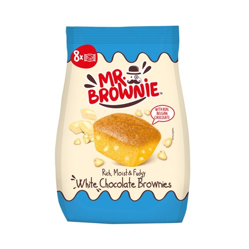 Mr Brownie White Chocolate Brownies  200g