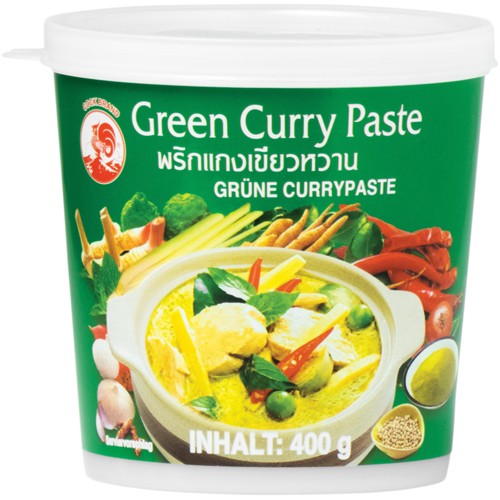 Cock Grüne Currypaste scharf 400g 