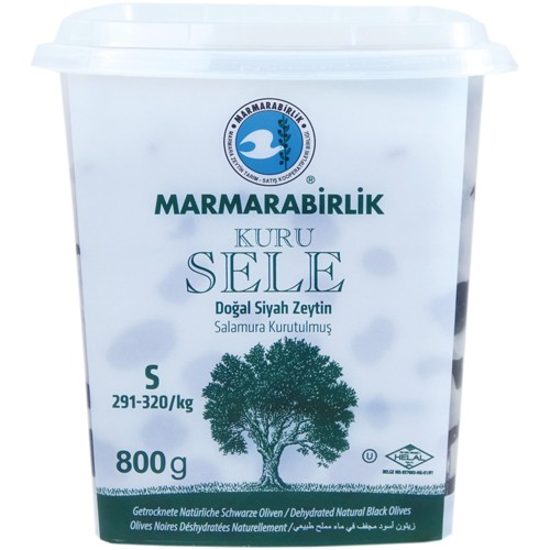 Marmarabirlik Getrocknete Natürliche Schwarze Oliven 800g