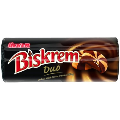 Ülker Biskrem Duo Kekse Mit Kakaocremefüllung 130g