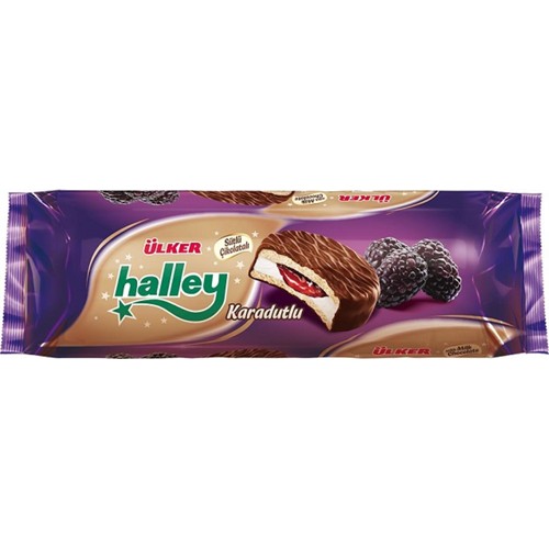 Ülker Halley Sandwich-Keks mit Brombeere 236g