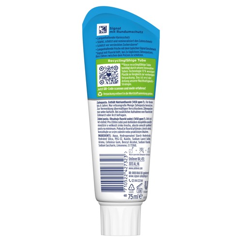 Signal Zahncreme 24h Kariesschutz 0.075l